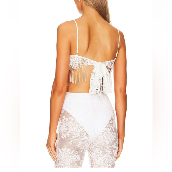 NWT SET - MAJORELLE Honolua crop top & Pant in Ivory - medium ($400) - Picture 3 of 12